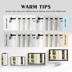 Set of 2 Outdoor Curtains for Patio Waterproof, Breathable Grommet Panels for - Image 5