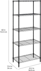 Amazon Basics 5-Shelf Multipurpose Adjustable Steel Garage Shelving Unit - Image 8