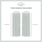 EXCLUSIVE HOME Cabana Solid Indoor/Outdoor Light Filtering Hook-and-Loop Tab - Image 4