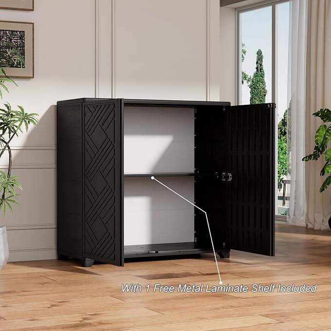 HOMSPARK Indoor/Outdoor Storage Cabinet - Image 2