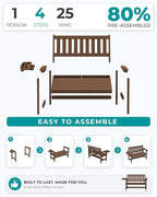 SERWALL HDPE Outdoor Bench - Image 8
