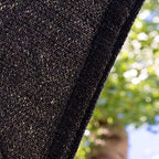 Amgo Custom Size 6' x 9' Black Rectangle Square Sun Shade Sail UPF50+ AGTAPR0810 - Image 9
