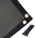 Amagenix 90% Pergola Shade Cover 9'X 17' Dark Gray Sun Shade Cloth - Image 5
