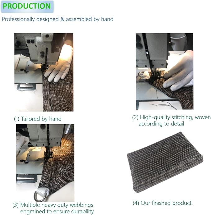 Eden's Decor Straight Flat-Edged Sun Shade Sail Rectangular 15' x 16' Wheat - Image 4