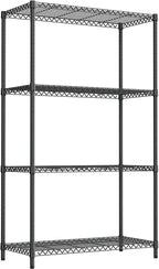 M MZG 2400LBS 35.5" W Standing Shelf Units Wire Rust-Proof Outdoor Storage - Image 6