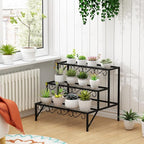 3-Tier Metal Plant Stand, Heavy Duty Flower Pot Display Rack | Heavy-duty metal - Image 4