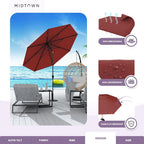 Midtown Umbrellas The Lean Patio Umbrella - Image 5