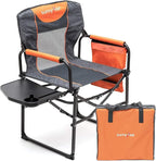 SUNNYFEEL Camping Directors Chair, Heavy Duty, Oversized Portable Folding Chair by SunnyFeelCamping