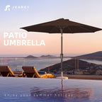 JEAREY 9FT Outdoor Patio Umbrella Outdoor Table Umbrella - Image 7