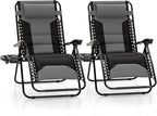 MFSTUDIO Padded Zero Gravity Chair, Cup Holder, 28in Seat, Removable Cup Holder by MFSTUDIO