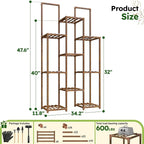 EnHomee 34.2" W Indoor Plant Stand - Image 8