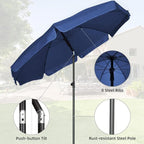 AMMSUN Patio Umbrella, 6.5 ft Outdoor Table Umbrella - Image 2