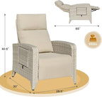 Upgraded Outdoor Recliner Chair, Reclining Patio Chairs - Image 2