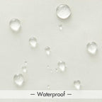 MIULEE Ivory Waterproof Outdoor Sheer Curtains - Image 3