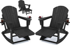 Adirondack Rocking Chair Set of 2 by KINGYES