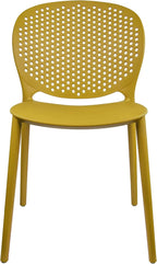 2xhome Set of 3 Patio Dining Chairs | Modern Stackable Outdoor Pool Side Chair - Image 6