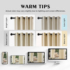4 Panels Outdoor Stripe Curtains - Image 5