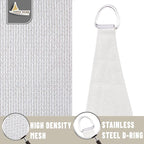 LOVE STORY 16' x 16' x 16' Triangle Sun Shade Sail - Image 5