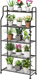 Kitsure 5-Tier Plant Stand Indoor & Outdoor, or Garden, Plant Shelves by Kitsure