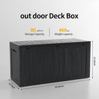 ROJIK Outdoor Storage Housing Deck Box - Image 2