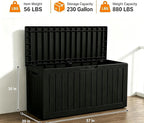 230 Gallon Resin Deck Box, Package Delivery Box - Image 2