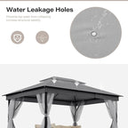 10' X 13' Waterproof Patio Gazebo - Image 5