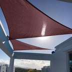 SUNNY GUARD 13' x 13' x 13' Triangle Shade Sail 95% UV Block Outdoor Canopy | by SUNNYGUARD
