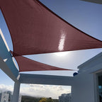 SUNNY GUARD 20' x 20' x 20' Triangle Shade Sail 95% UV Block Outdoor Canopy | by SUNNYGUARD