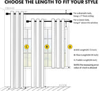MIULEE Burgundy Red 100% Blackout Curtains - Image 8