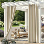 4 Panels Outdoor Stripe Curtains by Sunshelf