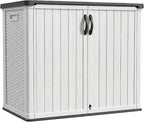 Patiowell 26 Cu.ft Plastic Outdoor Storage Cabinet, Lockable Waterproof by Patiowell