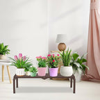 1 Tier Metal Plant Stand Indoor Outdoor, Potted Multiple Flower Pot Holder Rack - Image 8