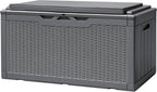 Devoko 100 Gallon Deck Box Waterproof Outdoor Storage Box by DEVOKO