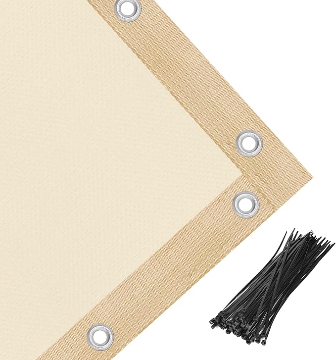 Amagenix 90% Pergola Shade Cover 10' X 18' Sun Shade Cloth - Image 6