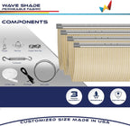 Windscreen4less 7' x 11' Retractable Sun Shade Canopy Cover Sliding Wave Shade - Image 4