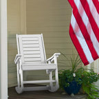 GREENVINES Oversized Outdoor Rocking Chairs Set of 2, HDPE Rocker - Image 4