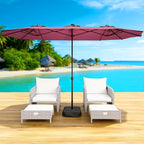 15FT Double-Sided Patio Umbrella - Image 7