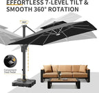 10 X 13 FT Cantilever Patio Umbrella - Image 6