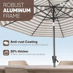 Tempera Patio Market Outdoor Table Umbrella - Image 4
