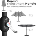 DomeShade 15ft Patio Umbrella - Image 8