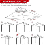 Eurmax USA High Performance Grill Gazebo Canopy Replacement Cover 5x8 BBQ - Image 6
