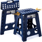 Delxo 16 Inch Folding Step Stool, Foldable Step Stool by Delxo