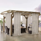 LORDTEX Burlap Linen Look Outdoor Curtain - Image 5