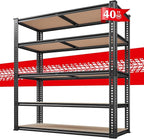 REIBII 40" W Storage Shelves Load 2500Lbs - Image 7