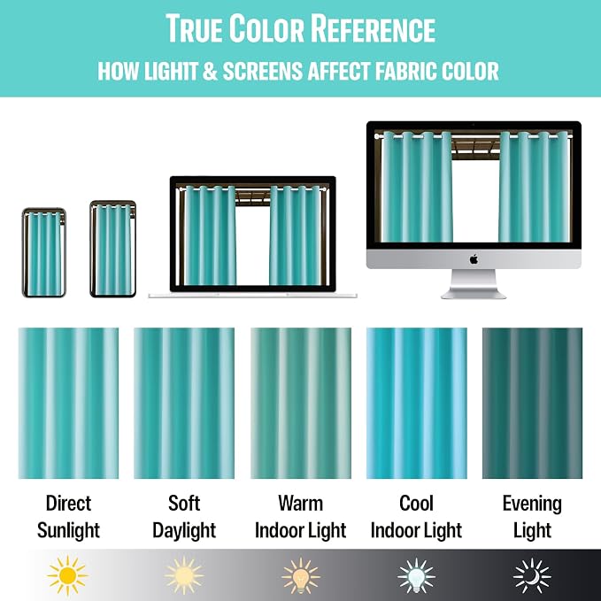 Waterproof Outdoor Curtain W52 x L84 - Image 6