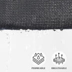 Shade&Beyond Custom Sun Shade Sail 5'x5'x5' Triangle Sun Sail Shades Patio UV - Image 3