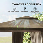 Outsunny 10' x 10' Outdoor Patio Gazebo - Image 3