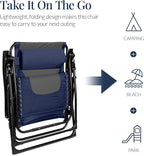Best Choice Products Oversized Padded Zero Gravity Chair, Folding Outdoor Patio - Image 6