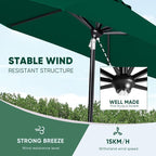 Tempera Patio Market Outdoor Table Umbrella - Image 6