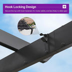 PURPLE LEAF Retractable Pergola 10' x 13' w/Double Canopy - Image 6